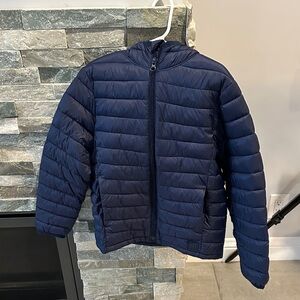 Boys Gap Navy Puffer Jacket Size Small NWOT